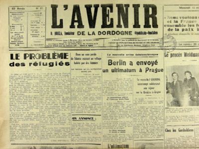 L'accueil des réfugiés espagnols en dordogne durant l'année 1939