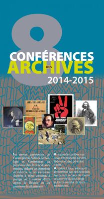 Conférences des Archives, 2014-2015