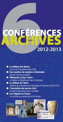 Conférences des Archives - 2012-2013