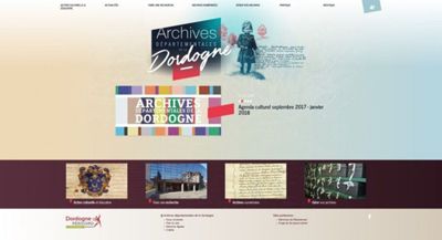 Site internet des Archives de la Dorodgne