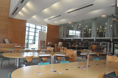 Salle de lecture des Archives de la Dordogne